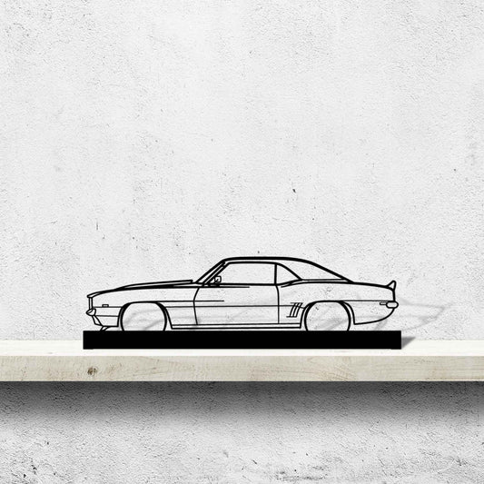 Camaro 1967 Silhouette Metal Art Stand