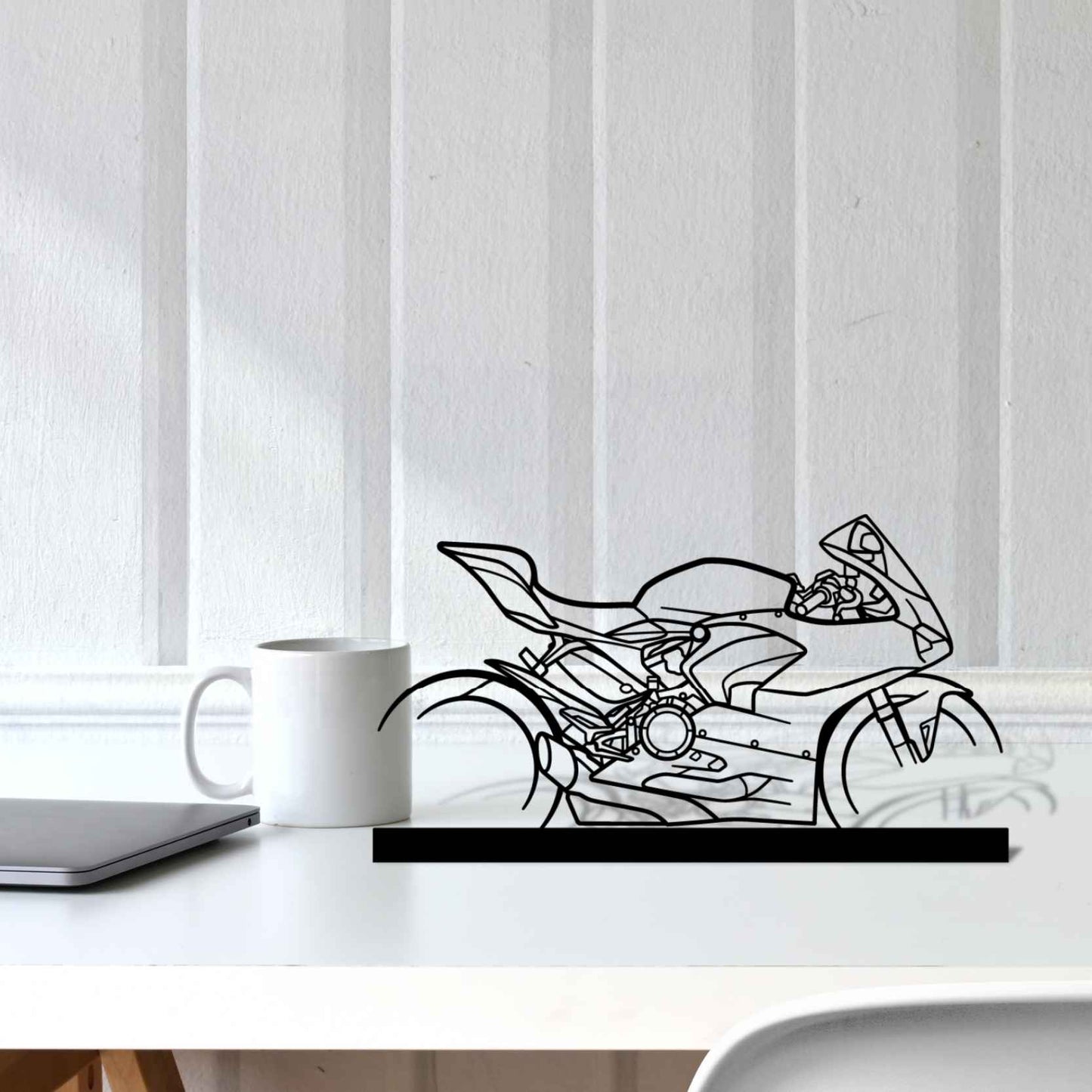 Panigale V2 2021 Silhouette Metal Art Stand