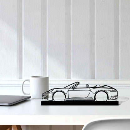 911 Model 992 Convertible Silhouette Metal Art Stand