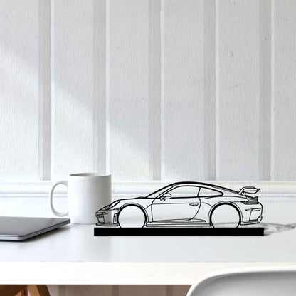 911 GT3 Model 992.2 Silhouette Metal Art Stand