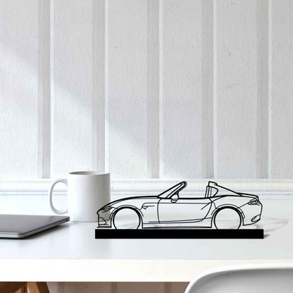 MX-5 RF Silhouette Metal Art Stand