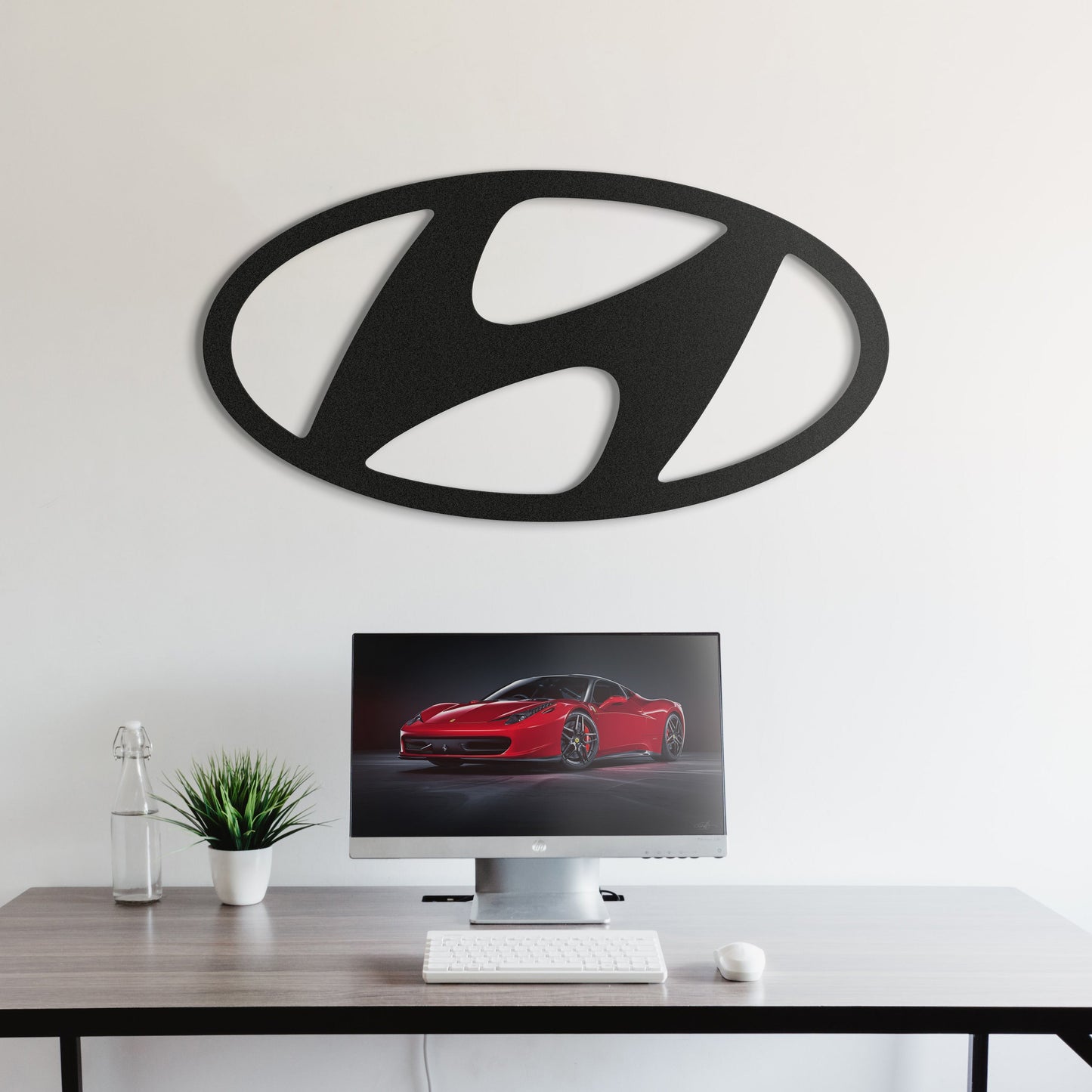 Hyundai Metal Car Emblem